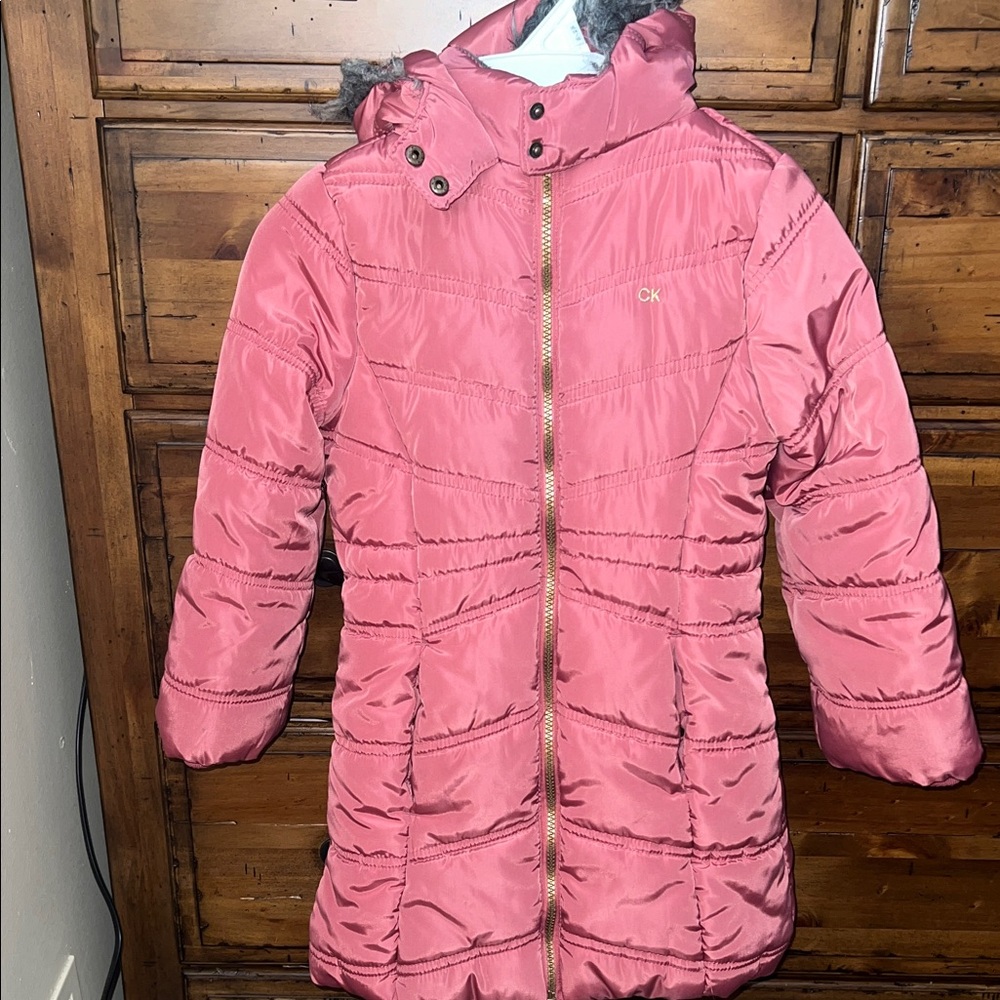 Calvin Klein Kids Rose Puffer Coat